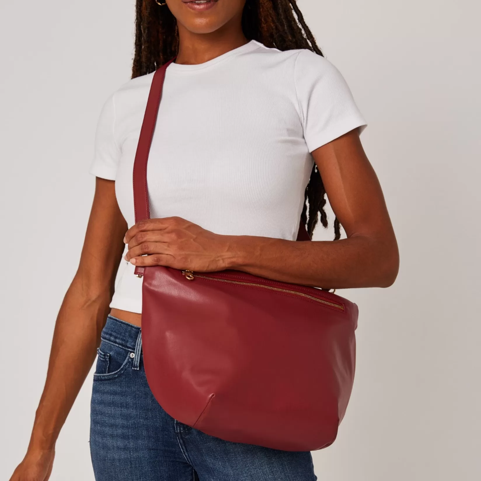 Fashion Allégorie Gala Hobo Fanny Bag (Wine)