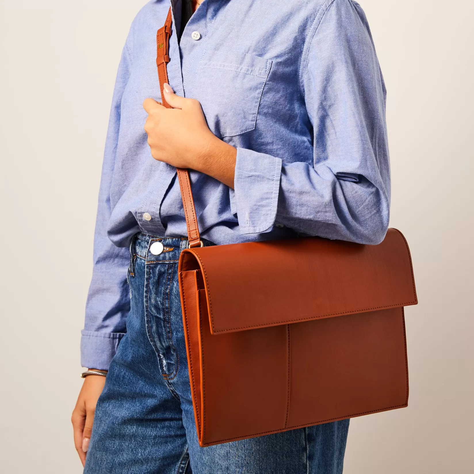 Best Sale Allégorie Sample Sale - Brown Gala Tech Folio Bag